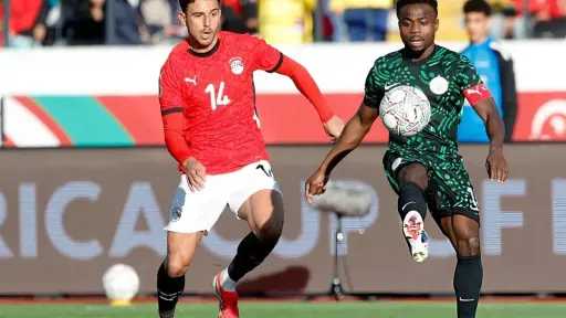 تعادل سلبي بين مصر ونيجيريا في شوط أول مثير بكأس الأمم