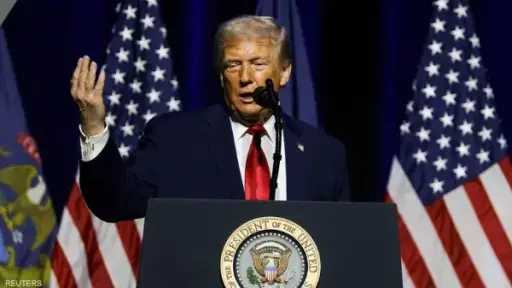 أول رد عاجل من ترامب على تصريحات خامنئي