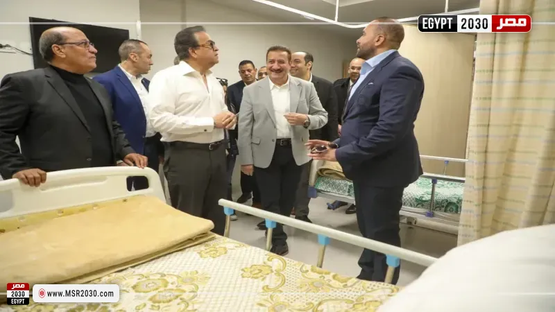 وزير الصحة يتفقد عدداً من المستشفيات والمنشآت والمشروعات الصحية بمحافظة المنوفية