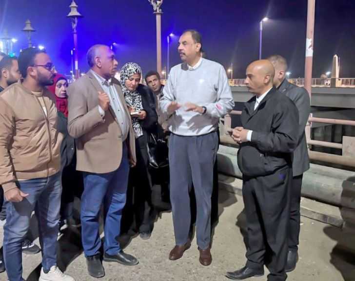 محافظ سوهاج يتفقد منطقة ونفق الشهيد اللواء نبيل فراج ويوجه بتطويرها خلال 60 يومًا