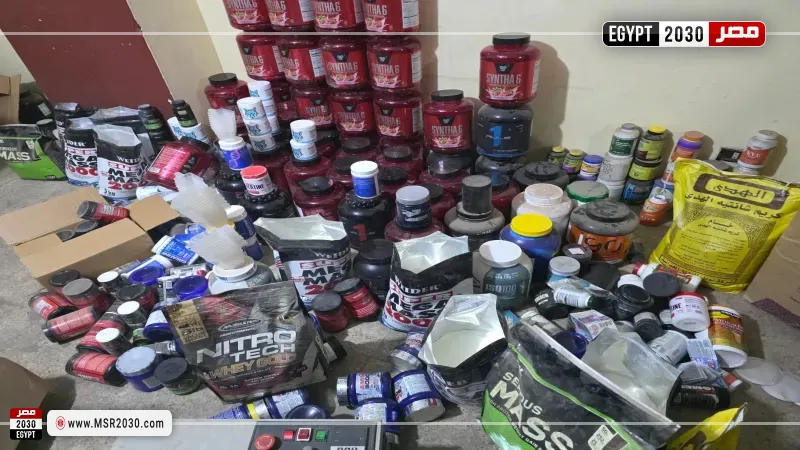 جانب من المضبوطات