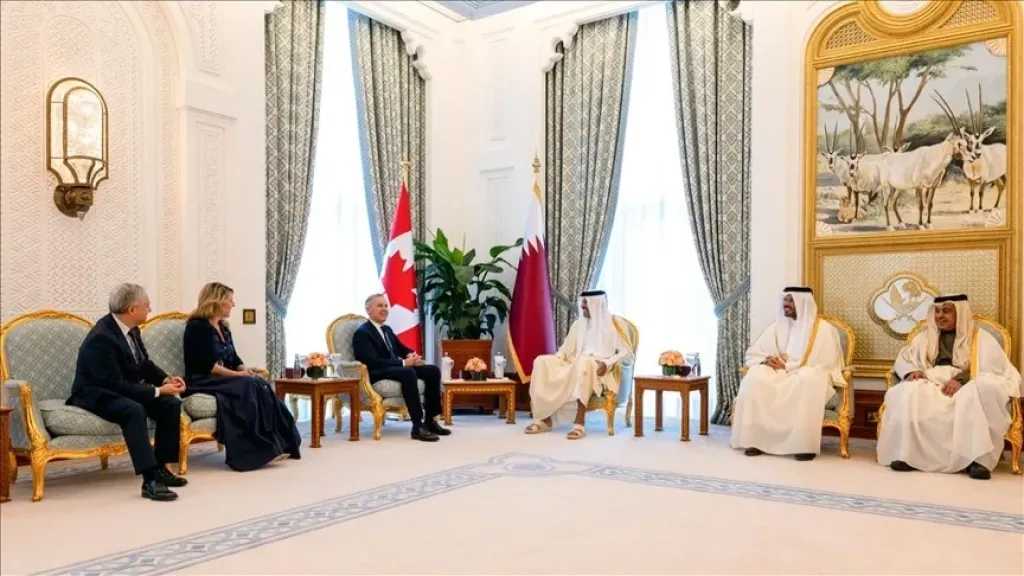 أمير قطر ورئيس وزراء كندا يبحثان بالدوحة تطوير التعاون الاقتصادي