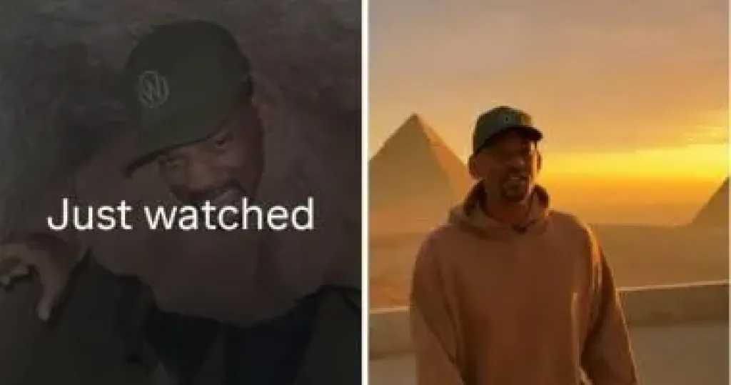 فيديوهات ويل سميث من داخل وخارج الهرم تحقق 4 ملايين مشاهدة فى ساعات
