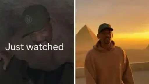 فيديوهات ويل سميث من داخل وخارج الهرم تحقق 4 ملايين مشاهدة فى ساعات