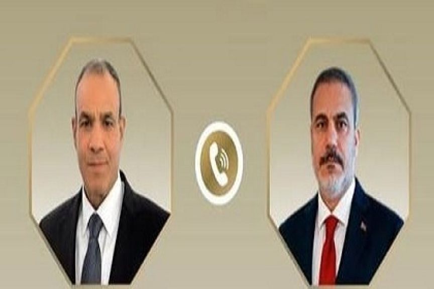 وزير الخارجية ونظيره التركي