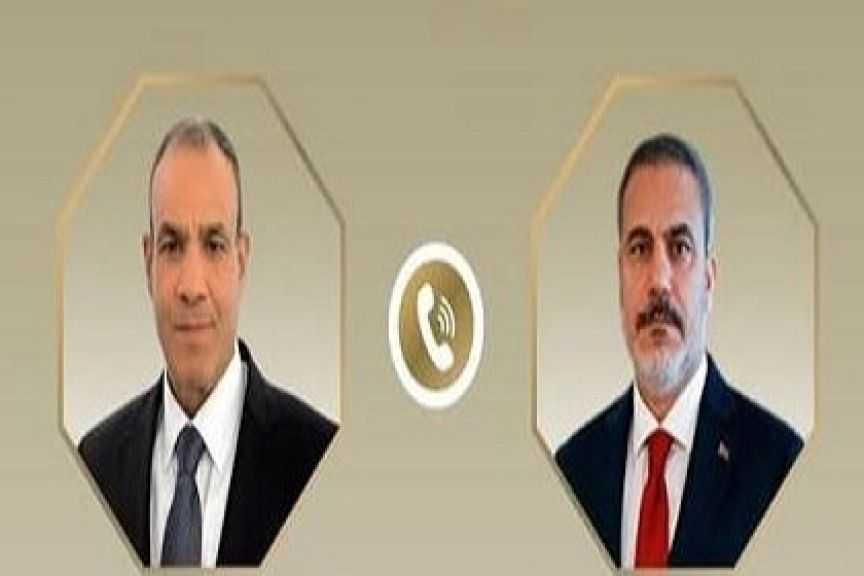 وزير الخارجية يبحث مع نظيره التركي تطورات الأوضاع في غزة والسودان