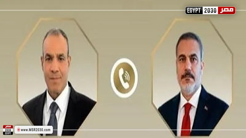 وزير الخارجية ونظيره التركي