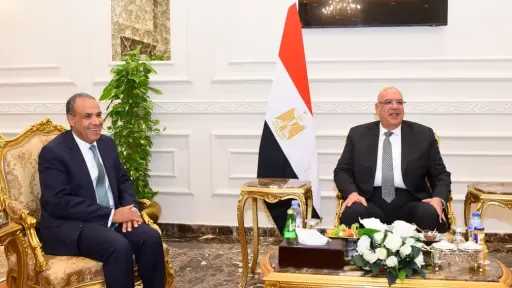 وزير الخارجية يلتقي رئيس مجلس النواب ويقدم التهنئة لتوليه منصبه الجديد