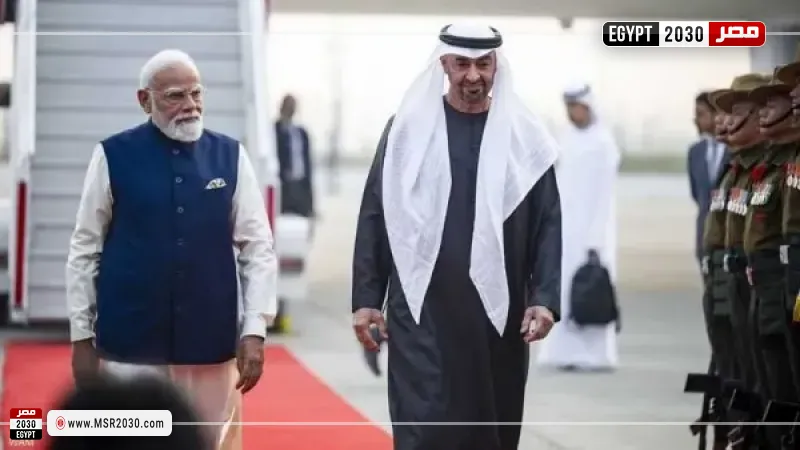 محمد بن زايد يصل نيودلهي في زيارة عمل إلى الهند