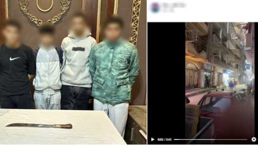 ضبط طرفي مشاجرة وإشهار سلاح أبيض بالغربية