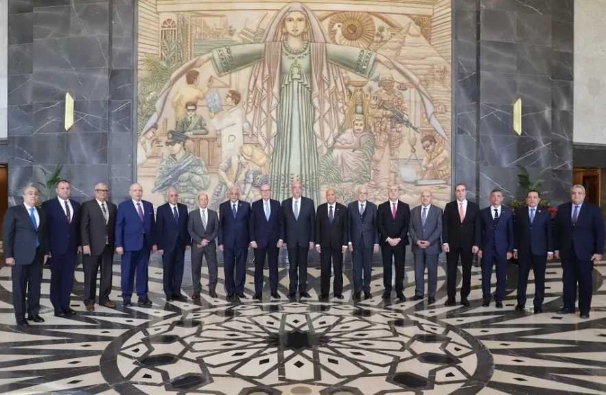 رئيس محكمة النقض ورئيس مجلس القضاء الأعلى في زيارة رسمية لرئيس مجلس النواب