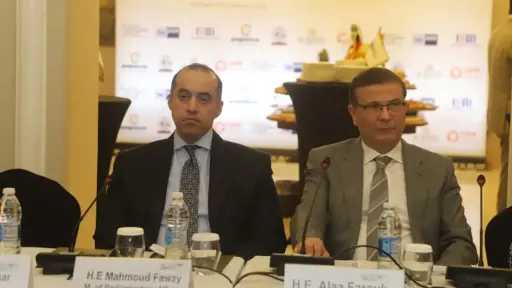 وزيرا الزراعة والشئون النيابية يُشاركان في جلسة نقاشية لتعزيز التعاونيات الزراعية المصرية والألمانية