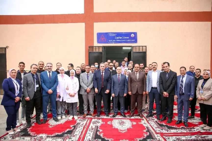 محافظ كفرالشيخ يتفقد محطة معالجة النفايات الطبية الخطرة بدسوق