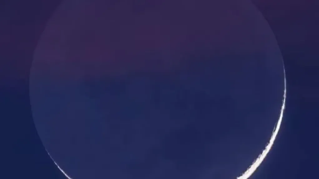 هلال شهر شعبان 