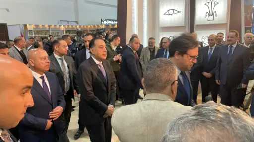 شاهد.. لحظة افتتاح رئيس الوزراء لمعرض القاهرة الدولي للكتاب