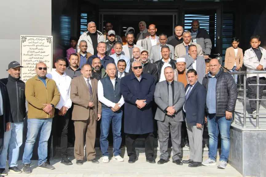 محافظ الوادي الجديد يفتتح مبنى مأمورية الضرائب العقارية الجديد بالفرافرة