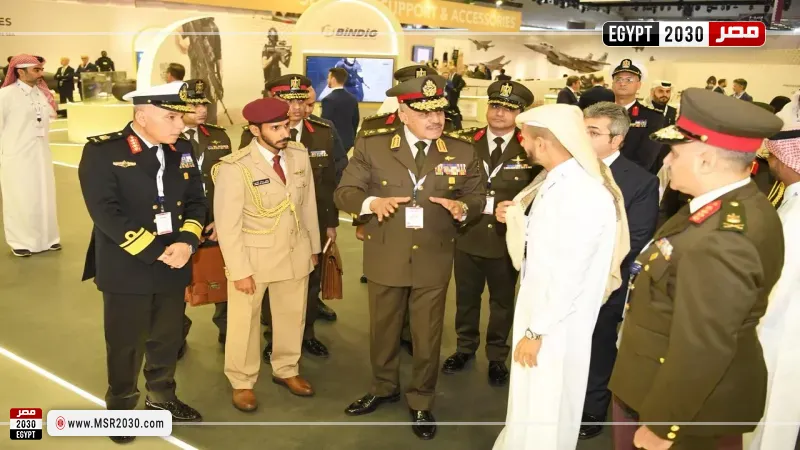 مشاركة رئيس الأركان فى فعاليات معرض ومؤتمر الدوحة للدفاع البحري