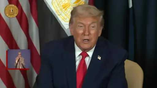 الرئيس الأمريكي: نتعاون بشكل جيد مع مصر بشأن سد النهضة الإثيوبي