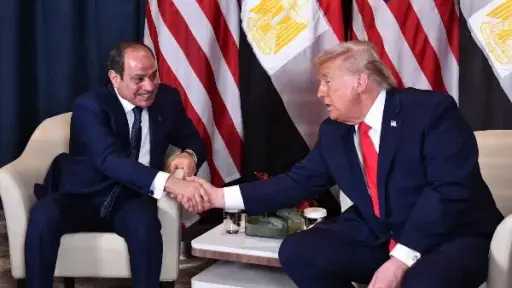 ترامب: الرئيس السيسي قائد عظيم وعلاقتنا بمصر مثالية وسنعمل على حل أزمة سدّ النهضة