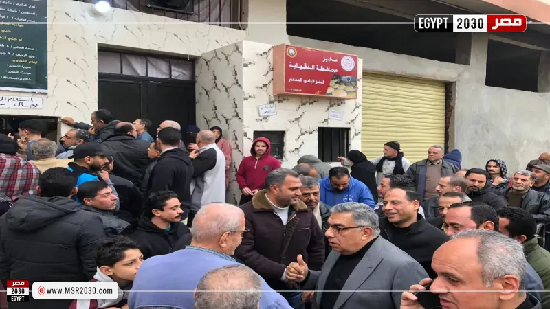 جانب من الجولة التفقدية لمحافظ الدقهلية