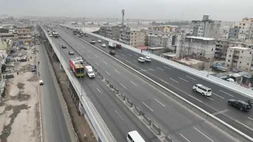 بالصور.. وزارة النقل تعلن التشغيل التجريبي لتوسعة ورفع مناسيب كوبري العامرية