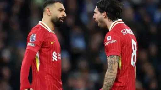 سوبوسلاي يكشف سر هدفه الرائع ويشيد بعودة محمد... سوبوسلاي يكشف سر هدفه الرائع ويشيد بعودة محمد صلاح أمام مارسيليا