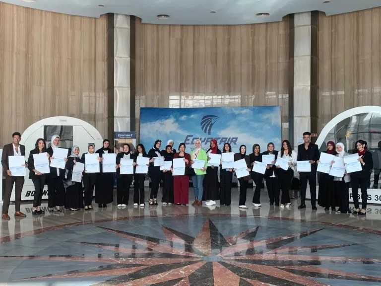أكاديمية مصر للطيران تستقبل طلاب المعاهد والجامعات المصرية