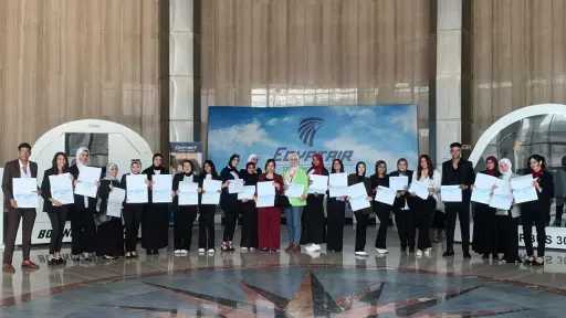 أكاديمية مصر للطيران تستقبل طلاب المعاهد والجامعات المصرية أكاديمية مصر للطيران تستقبل طلاب المعاهد والجامعات المصرية