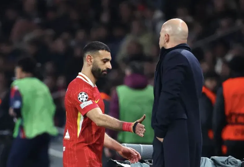 محمد صلاح وأرني سلوت
