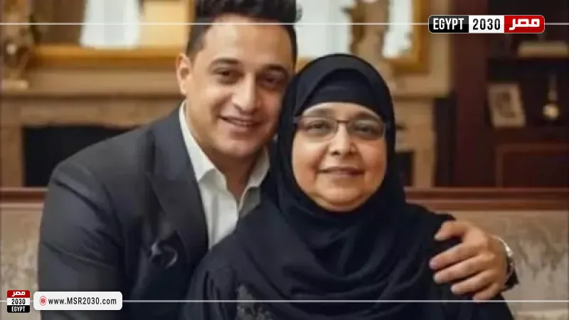 رضا البحراوي ووالدته