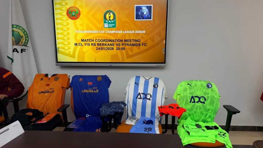 نتائج الاجتماع الفني لمباراة نهضة بركان وبيراميدز بدوري أبطال إفريقيا