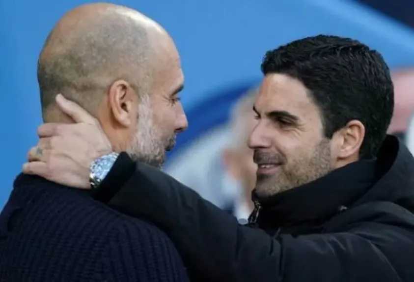 جوارديولا يصف أرسنال بالأفضل في العالم وأرتيتا يرد بتواضع