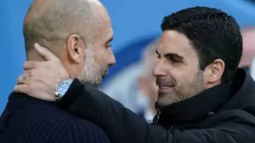 جوارديولا يصف أرسنال بالأفضل في العالم وأرتيتا يرد بتواضع