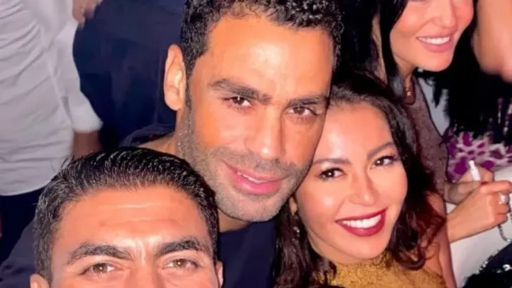 لقاء الخميسي وزوجها محمد عبدالمنصف