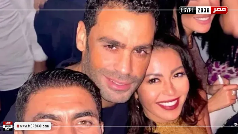 لقاء الخميسي وزوجها محمد عبدالمنصف