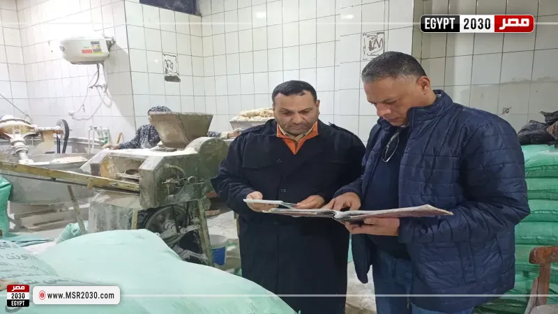 وكيل التموين بالإسكندرية يقود حملة مفاجئة على المخابز