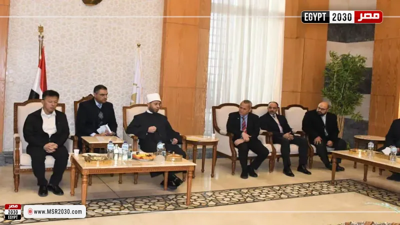 وزير الأوقاف يستقبل رئيس اللجنة الوطنية لمسلمي الفلبين