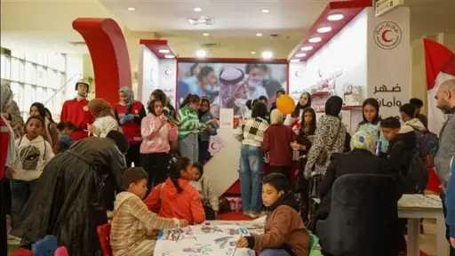 لأول مرة.. الهلال الأحمر يشارك بجناح خاص داخل معرض الكتاب