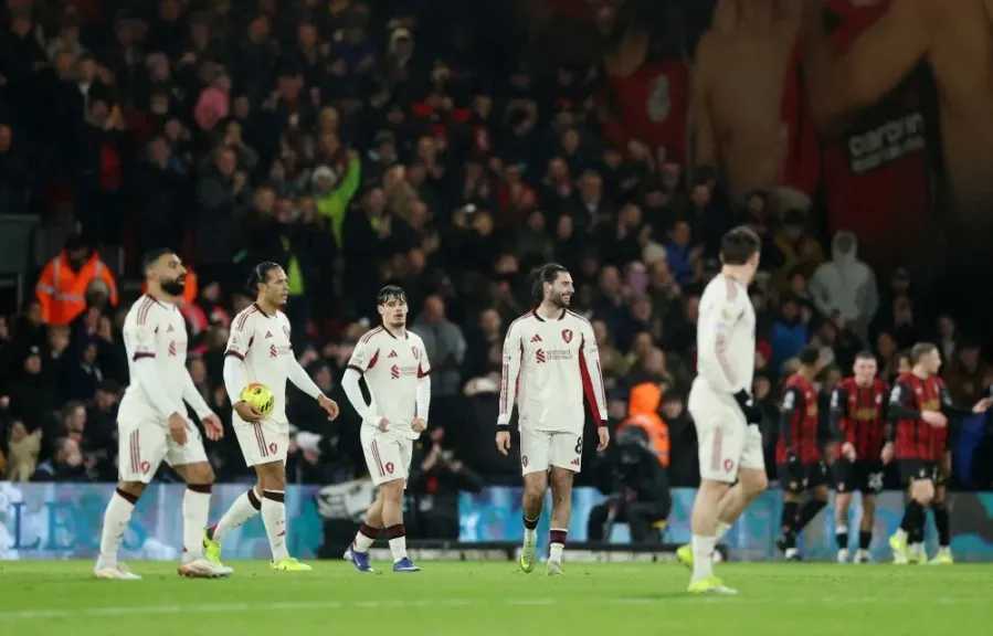 بمشاركة محمد صلاح، بورنموث يخطف فوزًا قاتلًا من ليفربول 3-2 بالدوري الإنجليزي