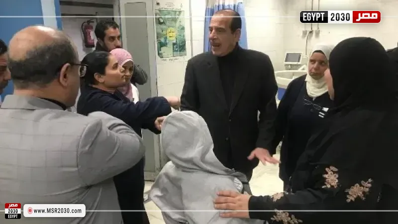 نائب وزير الصحة يوجه بإحالة إدارة مستشفى إمبابة العام والمتغيبين للتحقيق