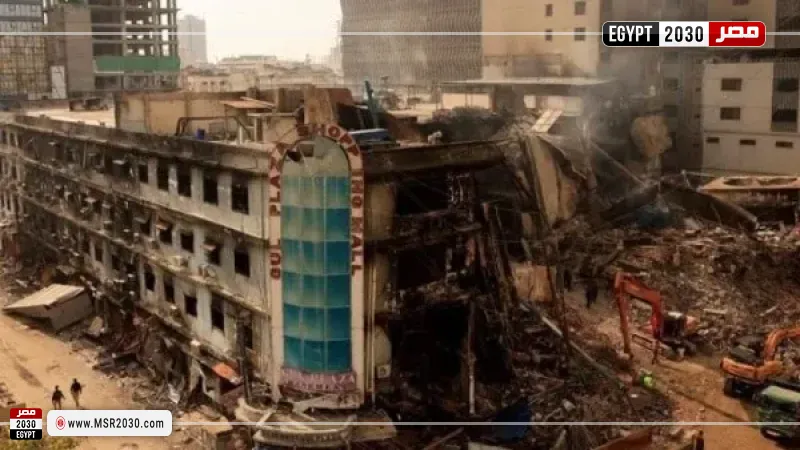 ارتفاع عدد ضحايا حريق مجمع جول بلازا في كراتشي بباكستان إلى 73 قتـ.يلا