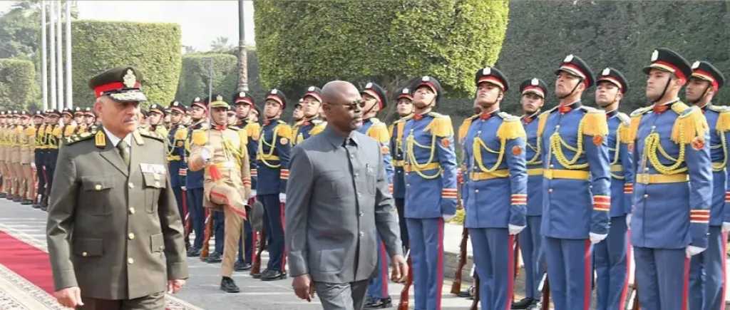 الفريق أول عبدالمجيد صقر يلتقى نائب رئيس الوزراء ووزير الدفاع الوطنى بالكونغو
