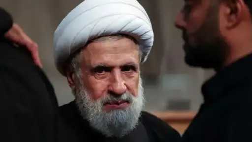 تهديد عاجل من نعيم قاسم لـ أمريكا