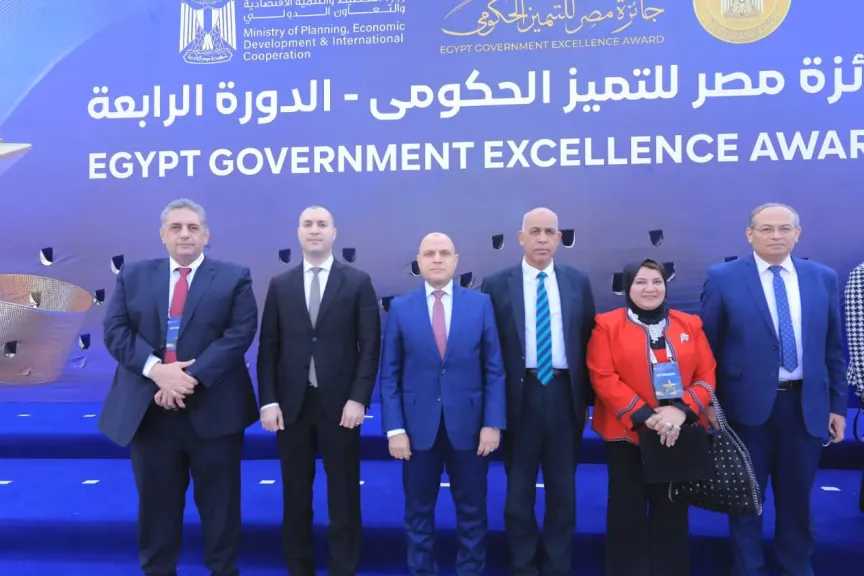 جامعة كفر الشيخ تحصد المركز الثاني في جائزة التميز الحكومي