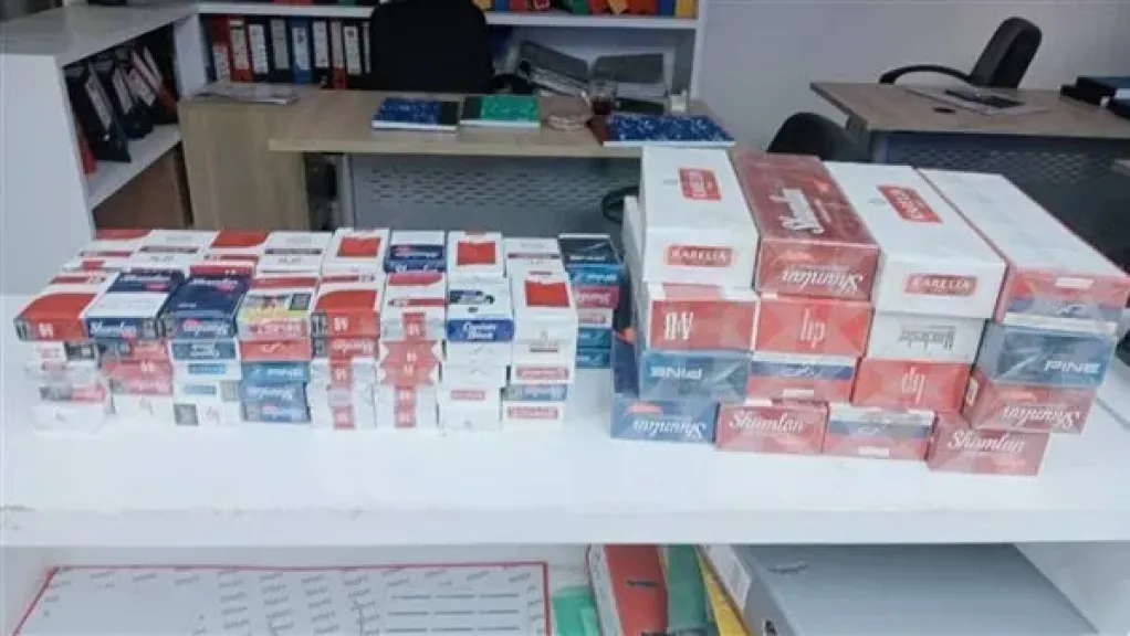 ضبط سجائر مهربة
