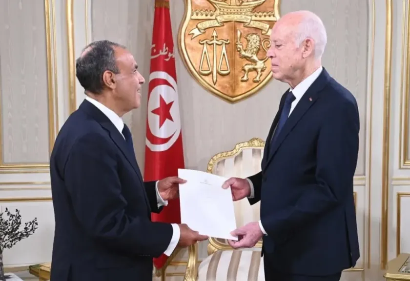 وزير الخارجية يلتقي بالرئيس التونسي