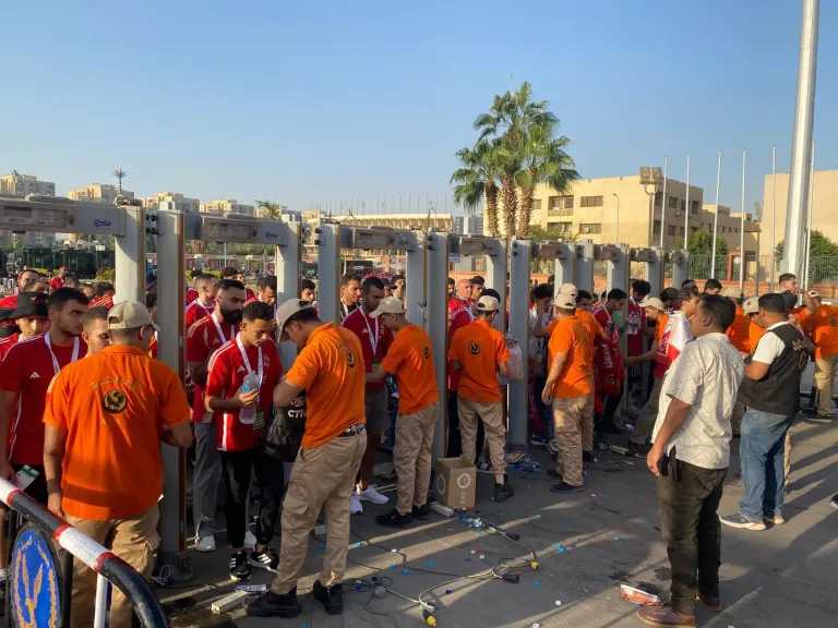 استعدادات أمنية مشددة قبل مواجهة الأهلي ووادي دجلة في الدوري المصري