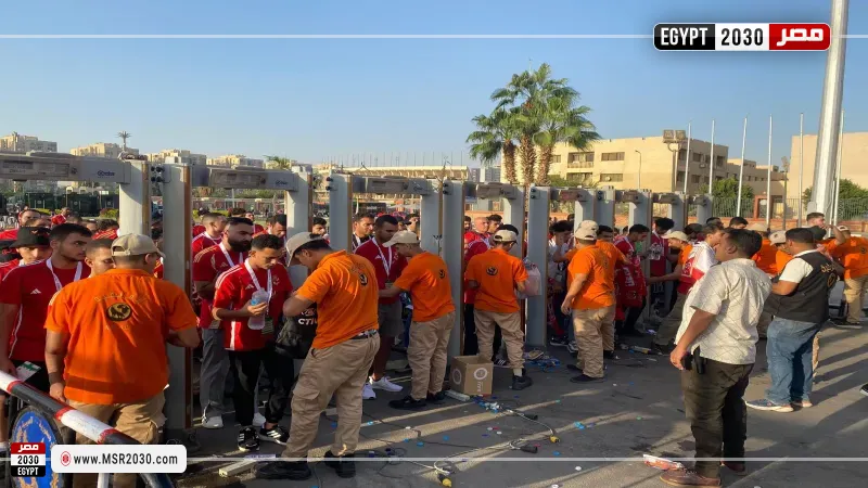 تأمين مبارة الأهلي ووادي دجلة