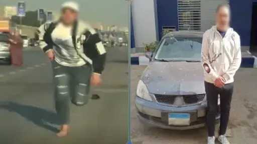 الأمن يكشف ملابسات فيديو ”اعتداء الشرقية” ويضبط قائد سيارة صدم مواطناً