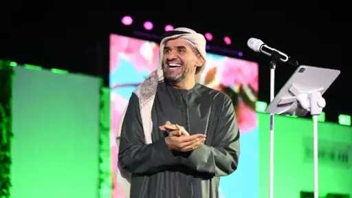 “حسين الجسمي وكاتي بيري يجمعان الشرق والغرب في ليلة فنية عالمية بأبوظبي